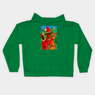 Happy deer Kids Hoodie